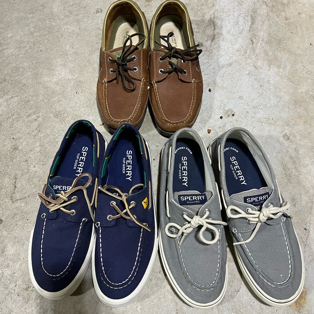 Mens Sperry Boat Shoes bundle.  Size 9 Mens.